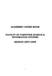 FSKSM UTM Academic Guide Book 2007/2008