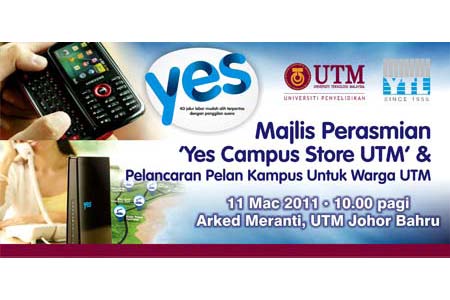 Majlis Perasmian ‘Yes Campus Store UTM’ & Pelancaran Pelan Kampus Untuk Warga UTM